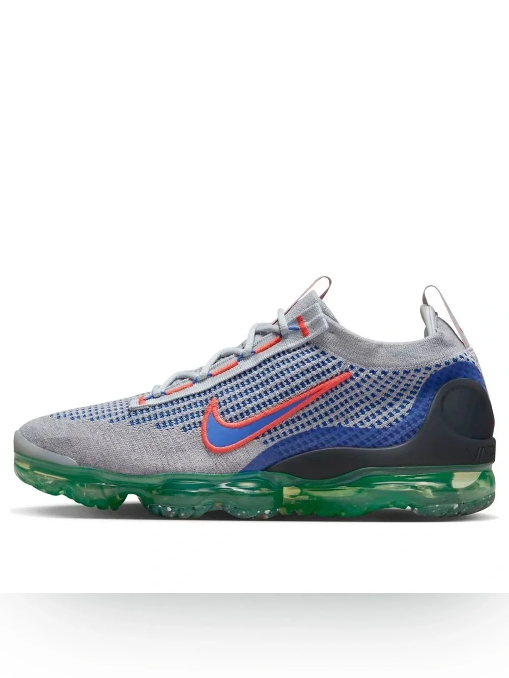 Nike Air Vapor Max Flyknit Wolf Grey Med Blue Mens Trainers Size 11.5 like NEW🔥